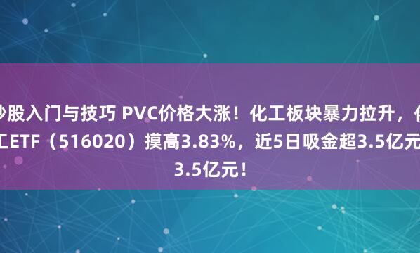炒股入门与技巧 PVC价格大涨！化工板块暴力拉升，化工ETF（516020）摸高3.83%，近5日吸金超3.5亿元！